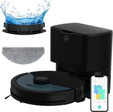 Hoover HG450HP 2-In-1 Self-Empty Robot Vacuum & Mop HG4 Hydro Pro Black & Blue