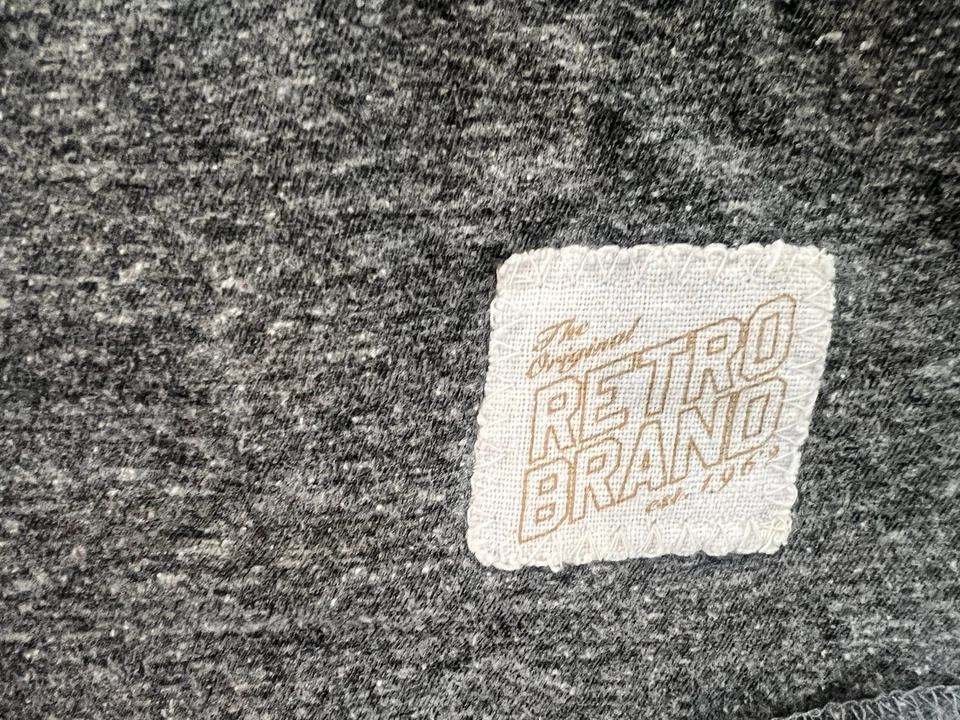 Camiseta raglán de manga larga gris talla 2XL de la NHL Detroit Red Wings para hombre Foto 3 de 3