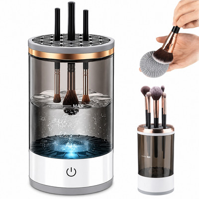 Electric Makeup Brush Cleaner Automatic Spin Washing Machine Cosmetic Tool