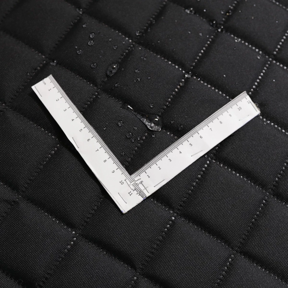 50cm schwarz Cordura Steppfutter wasserdicht Outdoor Futterstoff Meterware - Bild 2 von 3