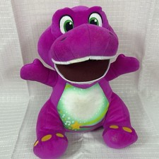 Fisher-Price Barney's World Heart Glow Plush Toy W/ 40 Songs, Sounds Phrases
