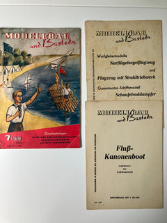 Modellbau und Basteln 7/59 mit Bauplan (DDR)