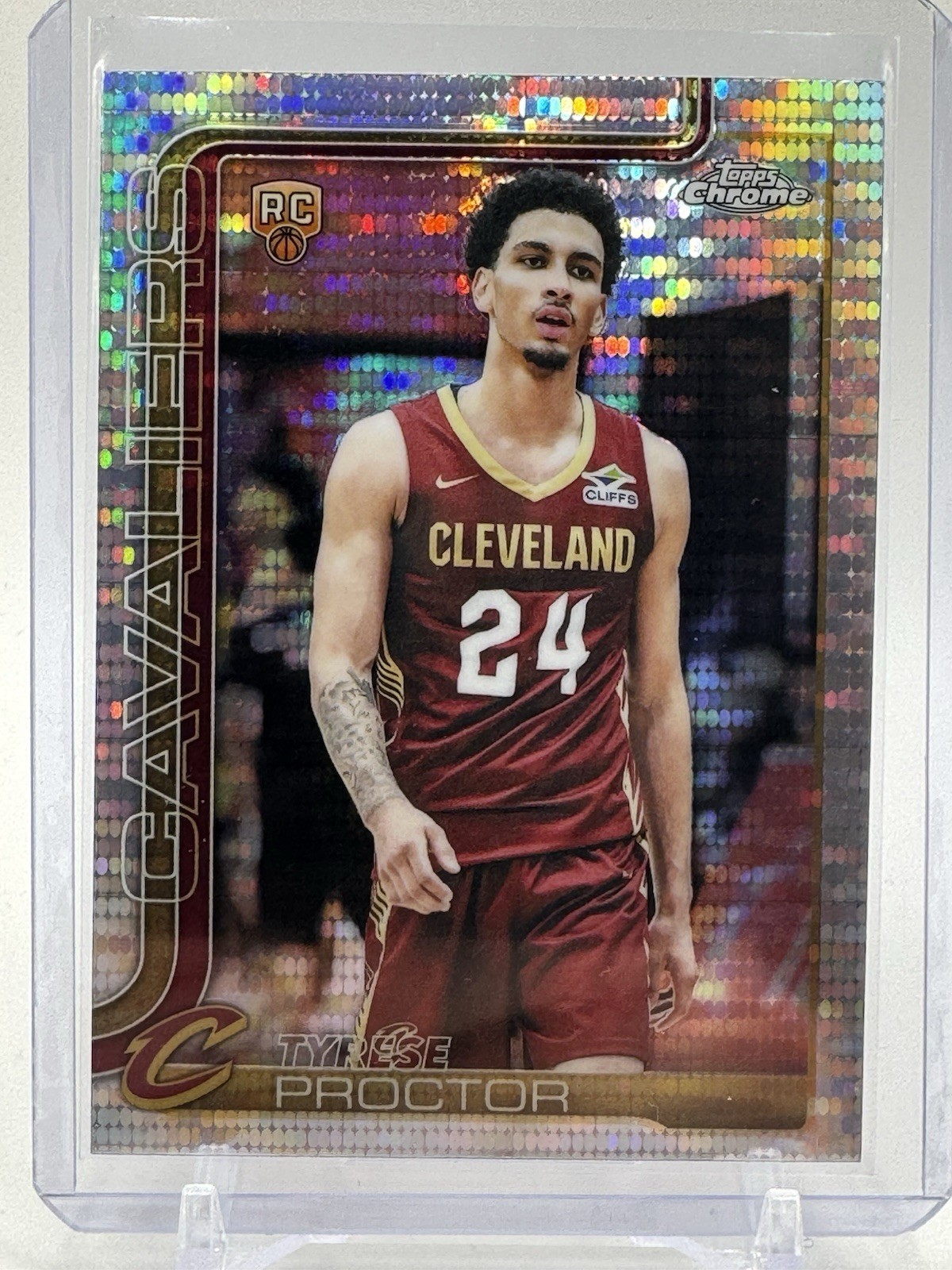 2025-26 Topps Chrome Tyrese Proctor Pulsar Refractor Rookie #300 Cavaliers