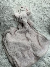 S.L. Home Fashions SO DREAMY Plush PINK ELEPHANT Security Blanket Baby Lovey NEW