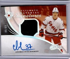 Andrei Svechnikov Material Signatures Auto 09/99 2020-21 Ultimate [G023]