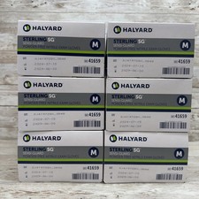 HALYARD NITRILE EXAM GLOVES STERLING SG 6 BOXES Size: MEDIUM Exp: 06/29