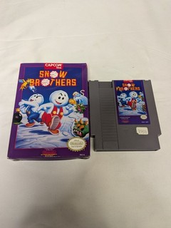 Snow Brothers NES Box & Game Only – Capcom – Authentic Nintendo