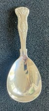 Antique Sterling Silver Sugar Spoon Hyam Hyams 1850’s Victorian 26g