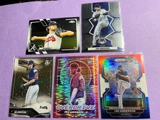 Ian Anderson (5) Cards 2021-22 Panini, Topps Braves