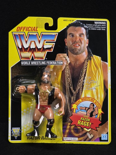 Hasbro WWF Series 7 Razor Ramon with Razor Rage! -...