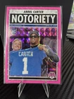 2025 Mosaic Abdul Carter Mosaic Pink Fluorescent (Raw)
