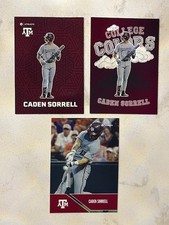(3x) CADEN SORRELL 2025 Onit Texas A&M Baseball rookie cards ALL DIFFERENT