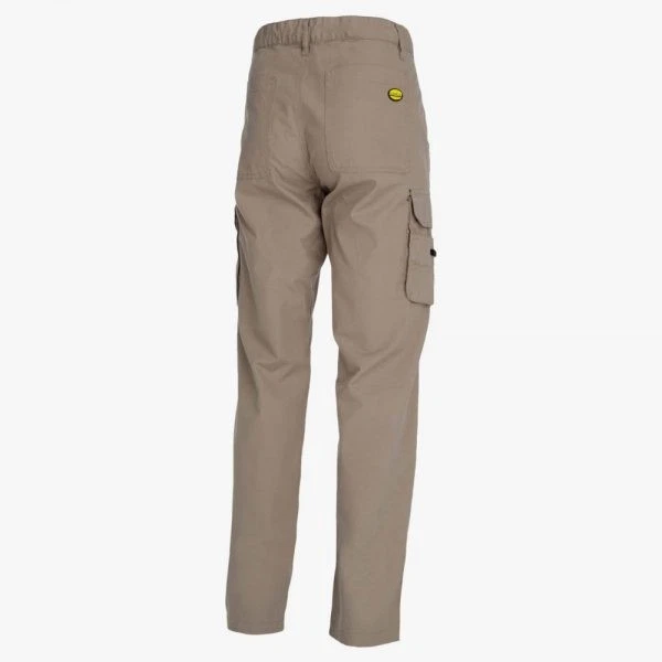 Fuori tutto - Pantaloni da lavoro Diadora Multitasche Win II Tg.S Beige - Immagine 2 di 4