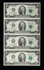 2003 $5, $2 & (2) $1 Uncut Banknotes in 15 Page World Reserve Monetary Exchange — photo 5