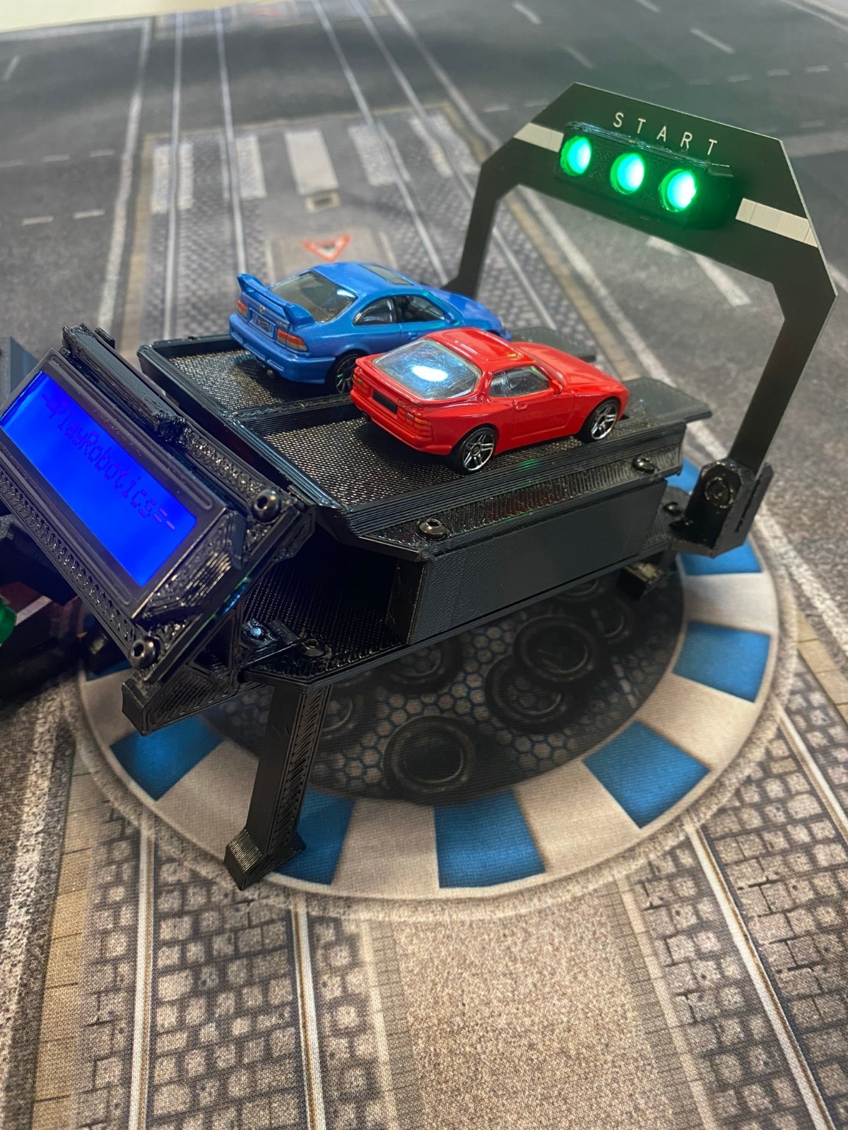 2 Lane Drag Racing PRO Timing system timer for Hot Wheels track diecast ...