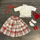 Vintage Barbie Clone Lot - Red Pak Style Skirt with Accessories 1960s