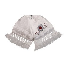 White Mono Flor Charro Silver Camisa Charra