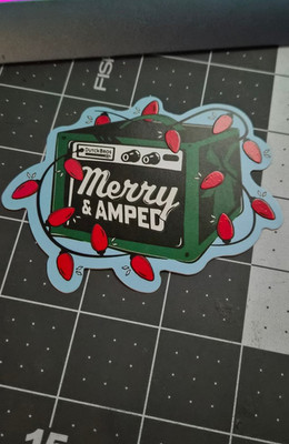 MERRY AND AMPED NOVEMBER 2025 STICKER OF THE MONTH DROP! BRAND NEW! dutch bros