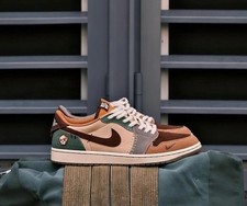Zion Williamson X Air Jordan 1 Low Og Voodoo Mens Sneaker Shoes