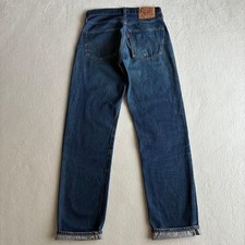 90s Levi's 501 Big E Redline Selvedge Jeans Made in USA Denim Valencia W30 Use