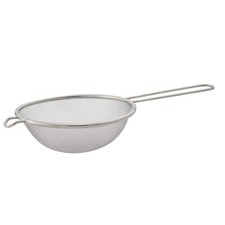 HIC Kitchen Fine Mesh Strainer with Helper Handle, 18/8 Stainless Steel, 7-Inch