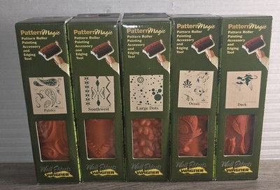 Wagner Wall Effects Lot Pattern Magic: Foam Transfer Roller Southwest Duck Dots 
