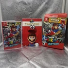 Super Mario Odyssey Game + Bonus Traveler's Guide Nintendo Switch Big Box