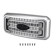 For 2011-2016 Ford F250 F350 Super Duty Platinum Front Mesh Grille Satin Chrome For 2011-2016 Ford F250 F350 Super Duty Platinum Front Mesh Grille Satin Chrome