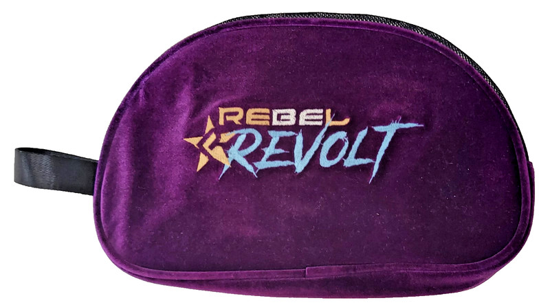 REBEL Revolt Cheer Shoe Clothes Carrying Case Shoe Bag Size 7.5 CASE ONLY Purple
