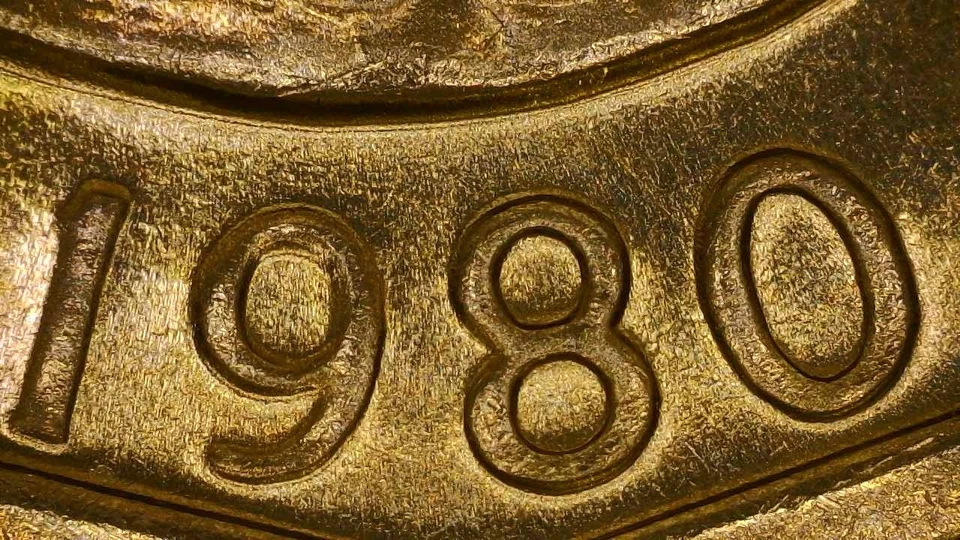 🔥 SIN CIRCULAR 1980-SUSAN B ANTHONY DÓLAR DDO CON VARIEDAD RDA y RPM Foto 4 de 4