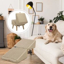 Non-Slip Cat Vehicle Ramp Multifunctional Foldable Dog Ramp  Dog Bed Use