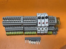 Phoenix Contact, SLKK5 2 Level terminal strips, 15 and 2-5 AMP breakers, 1 relay