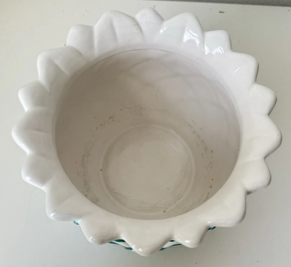 Gmundner Keramik grün geflammt Blumentopf 18,5 cm GK2670 (REG) 05/26 - Bild 3 von 4