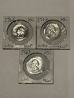 LOT OF (3) 1961, 1962, 1963 Washington Quarter Proof 0.900 Silver Coins