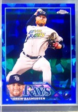 2023 Topps Chrome Sapphire Edition Drew Rasmussen #449 Rays
