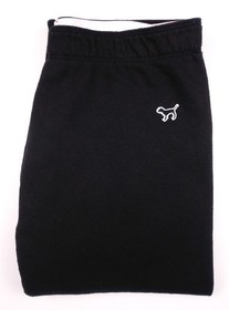 Victoria's Secret VS PINK Skinny Collegiate Gym Lounge Sweat Pants Logo Black XS