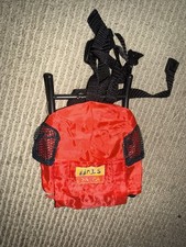 Build a Bear Workshop Red Camping Hiking Bear Stuff Backpack bag READ