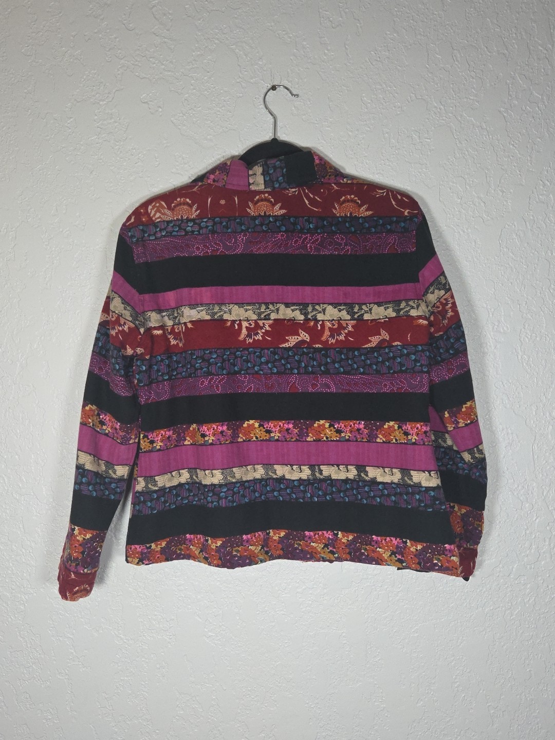 Choices Multicolor Textured Small Button Down Jac… - image 5