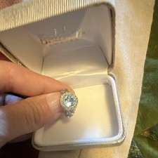Kay Jewelers Sterling Silver 14k Aquamarine B...