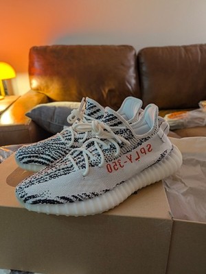 Size 10.5 - Adidas Yeezy Boost 350 V2 Low Zebra