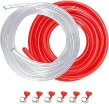 FERRODAY 10 FT 3/16 Beer Line Tubing & 5/16 CO2 Hose Kegerator Lines 10FT 