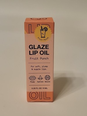 INNBEAUTY  Project Glaze Lip Oil |Fruit Punch | .20 Fl Oz/6 mL | NIB