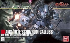 Bandai Gundam HGUC AMX-101E Schuzrum-Galluss HG 1/144 Model Kit USA Seller