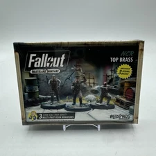 Modiphius: Fallout Wasteland Warfare NCR Top Brass Miniatures Set SEALED