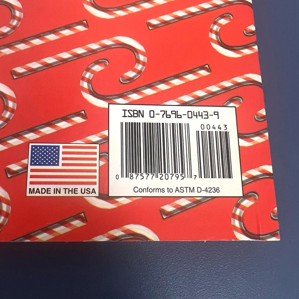 Vintage jumbo Christmas coloring and activity book Landolls 1993 edition puppy - Image 3 of 4