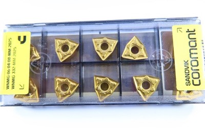 NEW BOX ( 10 PCS ) SANDVIK WNMG 06 04 08-MM WNMG 332-MM 2025 CARBIDE INSERTS