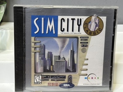 SimCity Classic PC Game Maxis Electronic Arts Windows 95 98 3.1 Complete