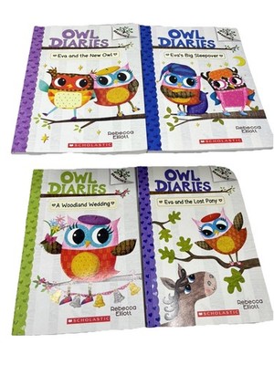 Owl Diaries Rebecca Elliott Lot 5 Girl Chapter Full Color Grade #3#4#8#9