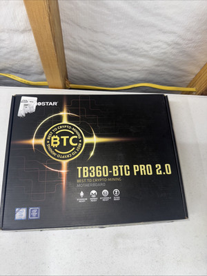 Biostar TB360-BTC PRO 2.0 Core i7/i5/i3 Mining Motherboard - Open Box NEW