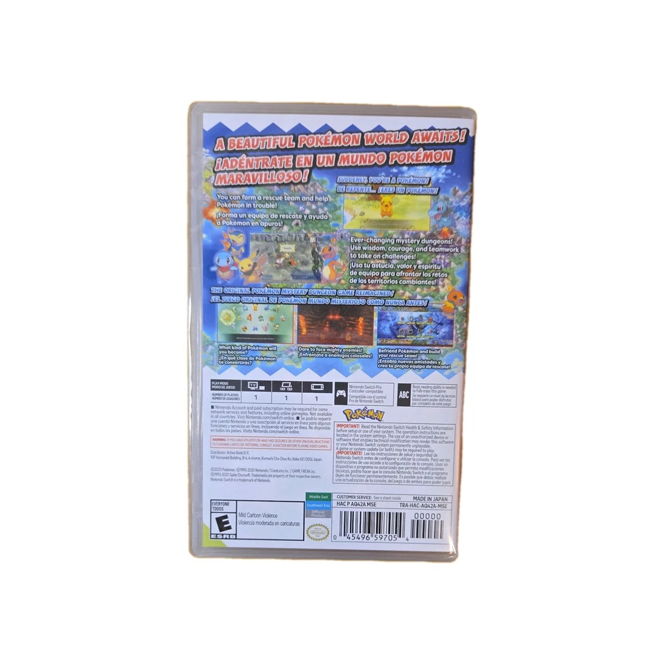 🔥🔥🔥Pokemon Mystery Dungeon: Rescue Team DX (Nintendo Switch, 2020)🔥🔥🔥 - Image 2 of 2